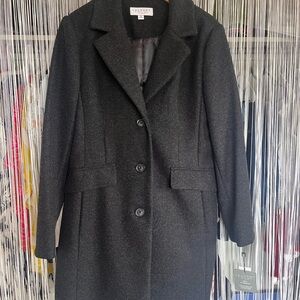 Laundry By Shelli Segal Black Trench Coat
